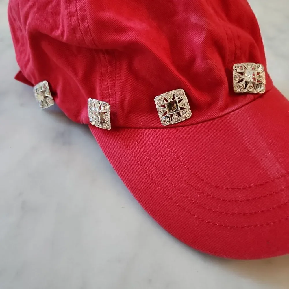 Red baseball cap